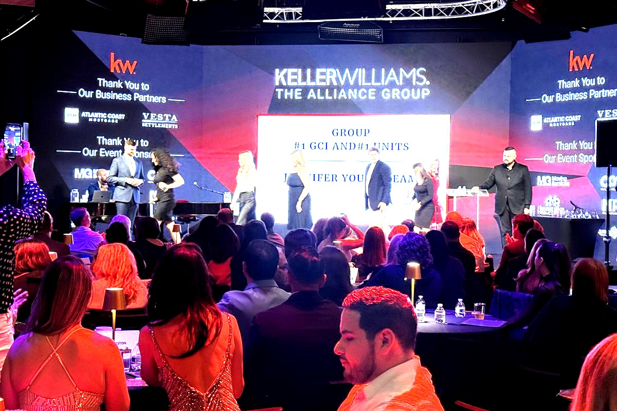 # Event Description
A Keller Williams real estate conference or gala featuring